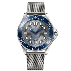 PAGANI DESIGN - orologio meccanico - acciaio inossidabile - cinturino in rete - impermeabile - blu