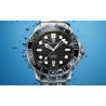 PAGANI DESIGN - orologio meccanico - acciaio inossidabile - cinturino in rete - impermeabile - nero