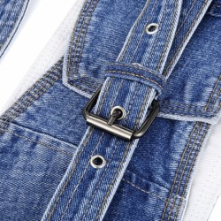 Ampia cintura di jeans alla moda