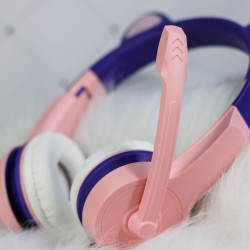 Glowing cat ears headphones - wired headset - with microphoneHeadsets