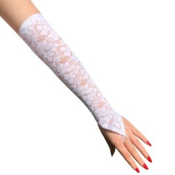 Sexy guanti lunghi in pizzo - senza dita