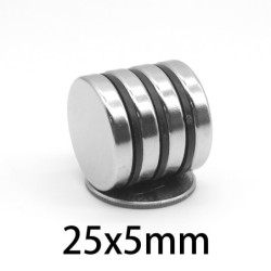N35 - neodymium magnet - strong disc - 25mm * 5mm