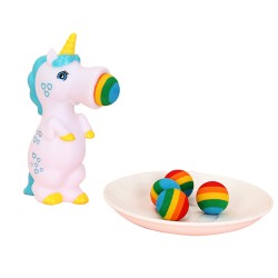 Sparatutto a forma di unicorno - giocattolo fidget - antistress / autismo / sollievo dall'ansia