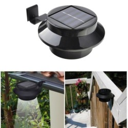 Solar garden / fence light - waterproof lamp - 3 LED