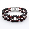Bracciale in acciaio inossidabile - design catena motociclistica