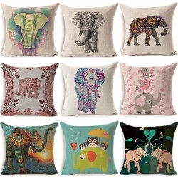 Decorative pillow case - elephants - 45 * 45cmCushion covers