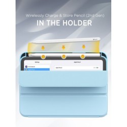 Housse de protection - fonction stand - pour iPad Mini 6 - avec porte-crayon