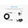 Power extension DC cable - HD - 5.5mm * 2.1mm - for security cameraSecurity cameras