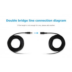 Power extension DC cable - HD - 5.5mm * 2.1mm - for security cameraSecurity cameras