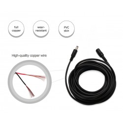Power extension DC cable - HD - 5.5mm * 2.1mm - for security cameraSecurity cameras