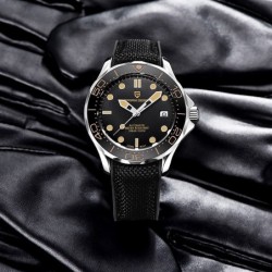 PAGANI DESIGN - orologio automatico alla moda - cinturino in nylon - nero