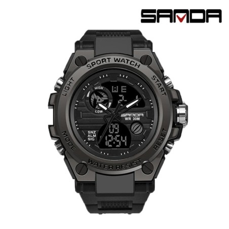SANDA - orologio sportivo al quarzo - luminoso - impermeabile