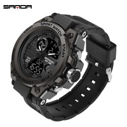 SANDA - orologio sportivo al quarzo - luminoso - impermeabile