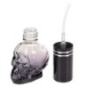 Flacon de parfum en verre - contenant vide - avec atomiseur - forme tête de mort - 8ml