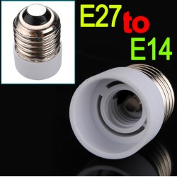 Douille E27 à E14 - ampoule - convertisseur de lampe