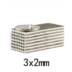 N35 - magnete al neodimio - disco forte - 3mm * 2mm - 100 pezzi
