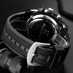 Montre à quartz numérique - étanche - LED