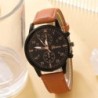Luxury Quartz watch - with leather bracelets - setWatches