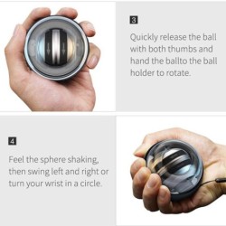 LED gyroscopic powerball - autostart range - wrist / arms / hands / muscle trainerEquipment