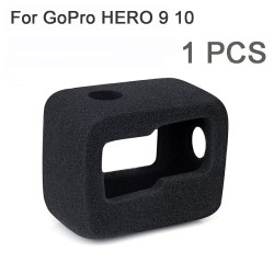 Housse de pare-brise en mousse - coupe-vent / réduction du bruit - pour caméras GoPro Hero
