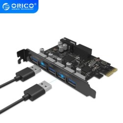 ORICO - USB 3.0 - PCI-E expansion card - 5-ports HUB - adapterHubs