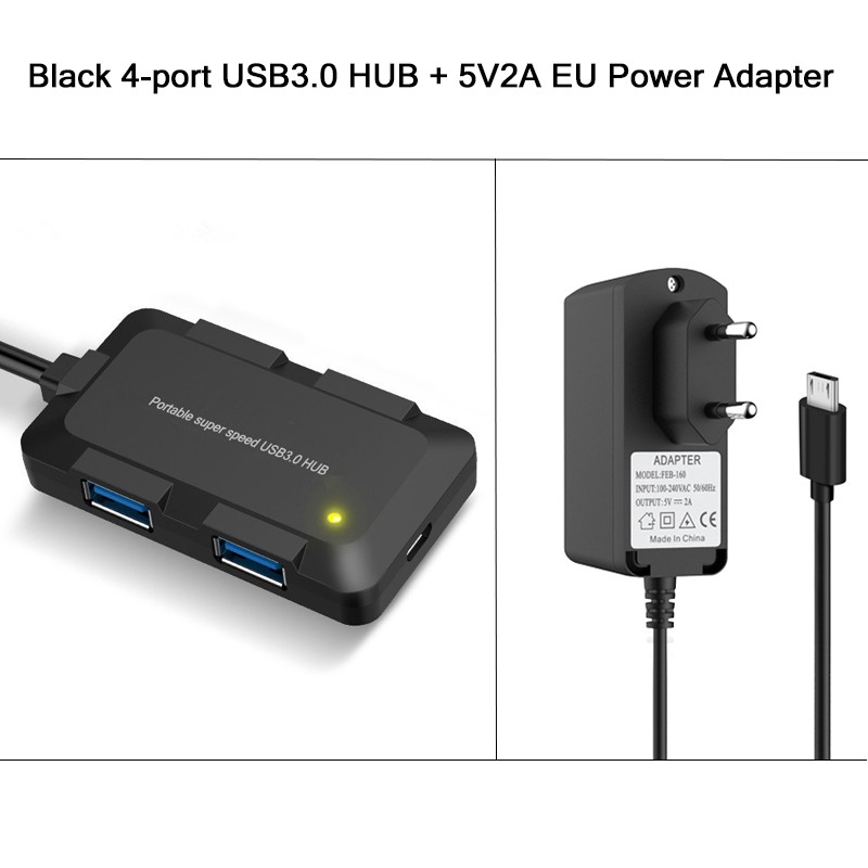4-ports HUB - USB 3.0 - 5GbpsHubs