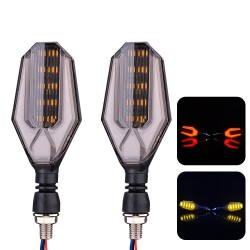 Clignotants LED pour moto - indicateurs super lumineux - 12V - 2 pièces