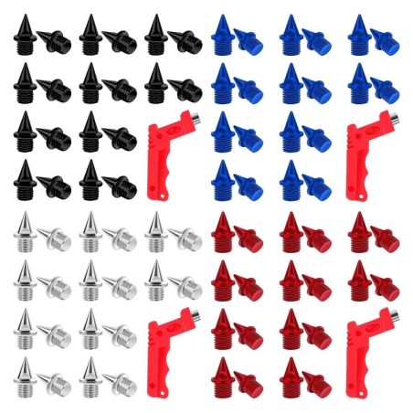 Hard steel track / cross country spikes - with spike wrench - for sports shoes - 20 piecesSport & Outdoor