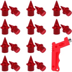 Hard steel track / cross country spikes - with spike wrench - for sports shoes - 20 piecesSport & Outdoor