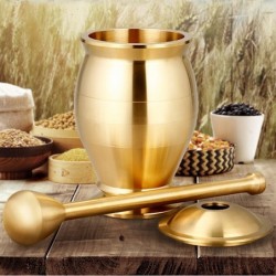 Copper pestle / mortar - set - crusher for spice / pepper / salt / herbs - grinderMills - Grinders