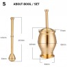 Copper pestle / mortar - set - crusher for spice / pepper / salt / herbs - grinderMills - Grinders