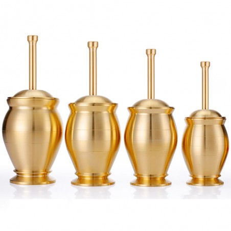 Copper pestle / mortar - set - crusher for spice / pepper / salt / herbs - grinderMills - Grinders