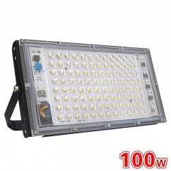 copy of 100W - AC 220V 230V 240V - Projecteur LED - IP65 étanche - réflecteur extérieur