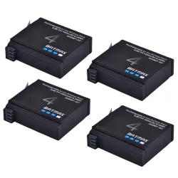 Batteria 1680mAh AHDBT- 401 - per action camera GoPro Hero 4 - 4 pezzi