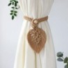 Curtain tieback - bohemian braided with tassel leafCurtains