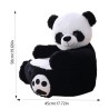 Petit canapé en forme de panda - siège - peluche - pour enfants