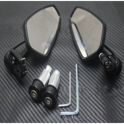 Specchietti manubrio universali per moto in alluminio