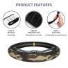 Anti-slip car steering wheel cover - camouflage printSteering wheel covers