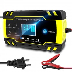 Chargeur de batterie de voiture - entièrement automatique - LCD numérique - 12V-24V - 8A