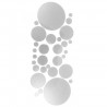 Round mirrors - wall sticker - self adhesive wallpaper - 30 piecesWall stickers
