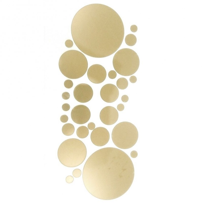 Round mirrors - wall sticker - self adhesive wallpaper - 30 piecesWall stickers
