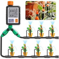 Irrigazione automatica del giardino - timer elettronico - controller - display LCD