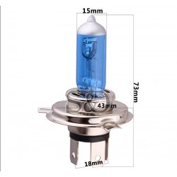 Halogen car bulb - H4 - 55W - DRL - 2 piecesH4