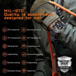 Smartwatch KR80 - Android/IOS - fitness tracker - cardiofrequenzimetro - IP67 - tracker di attività