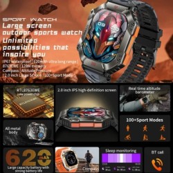 Smartwatch KR80 - Android/IOS - fitness tracker - cardiofrequenzimetro - IP67 - tracker di attività