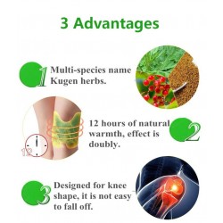 Knee plaster - wormwood extract - joint ache - rheumatoid pain relief - arthritis - 6 - 12 piecesMassage