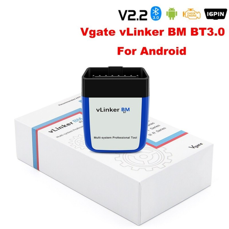 Vgate vLinker BM - OBD2 - BMW - ELM327 V2.2 - PK ELM 327 - Bluetooth - WiFi - car scanner / diagnostic toolDiagnosis