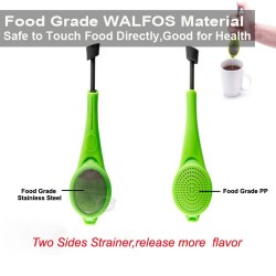 Reusable tea infuser - strainer - built-in plungerTea infusers