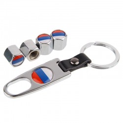 Russian flag - car wheel valve caps - 4 pieces setWheel parts