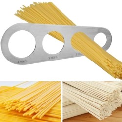 Stainless steel 4-hole spaghetti measurer - perfect pasta portion toolTools